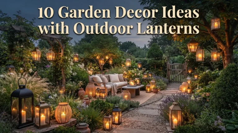 Garden Decor Ideas with Outdoor Lanterns