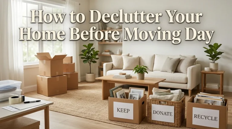 How to Declutter Your Home Before Moving Day