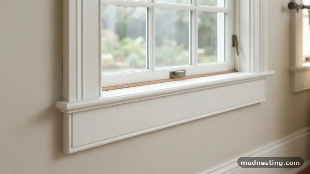 Handling Backbands and Decorative Moldings - Should the Window Apron Be the Exact Same Width as the Side Casing?