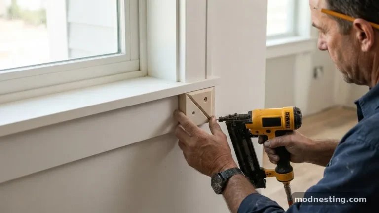 How to Angle or Return the Ends of an Apron Trim Board Neatly