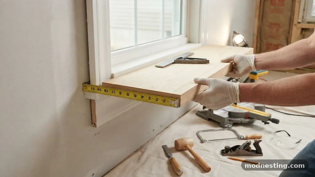 Tools Required for Cutting and Fitting - The Window Stool 